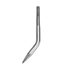 Horn hook for AISI 304 stainless steel pipe.