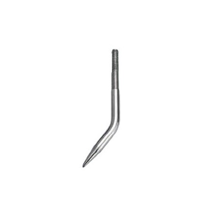 Horn hook for AISI 304 stainless steel pipe.