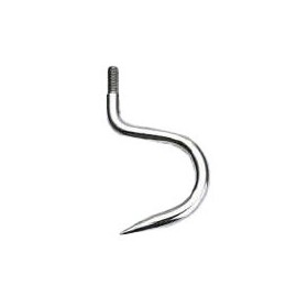 Curved hook for AISI 304 stainless steel hook.