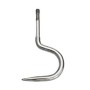 Curved hook for AISI 304 stainless steel tube.