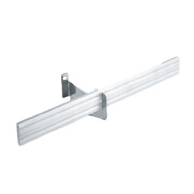 Barre plate en aluminium avec relief en forme (2 tailles) mètre linéaire.