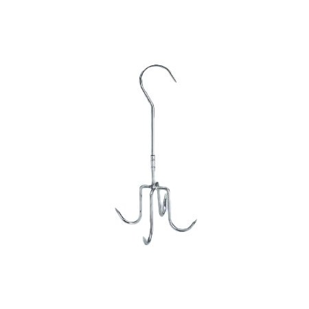 Swivel hook with 4 hangers, for poultry, stainless steel AISI 304 (2 options to choose from).