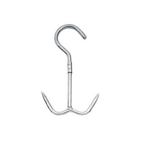 Swivel anchor hook, AISI 304 stainless steel (4 options to choose from).