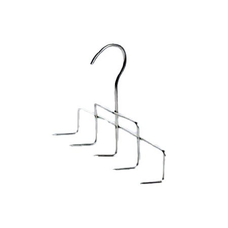 Bacon hanging hook with 5 sockets, double hanger, 5x200, AISI 304 stainless steel.