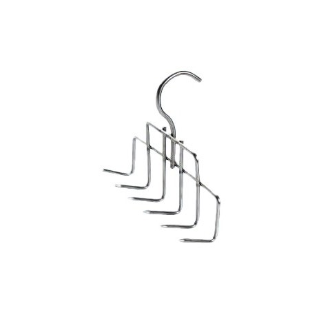 Hook for hanging bacon with 6 sockets, 4x160, AISI 304 stainless steel.