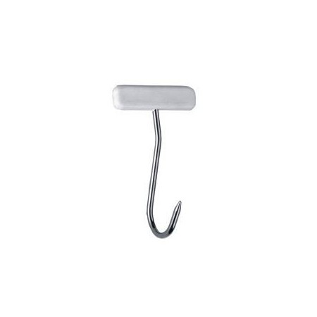 Hook with plastic handle, 7x165, AISI 304 stainless steel.