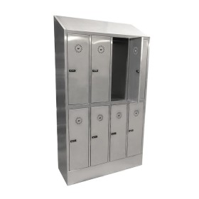 Armoire-penderie avec 3 ou 6 portes au choix, largeur 250 mm