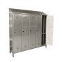 Double locker room locker 3 or 6 doors of 355mm