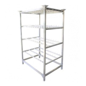 Palete RACK para o presunto ibérico 1200x1000x2000H AISI 304 de aço inoxidável.