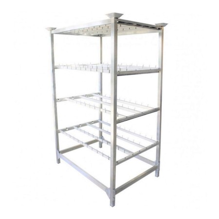 Palets RACK para jamón ibérico 1200x1000x2000H AISI 304 de acero inoxidable.