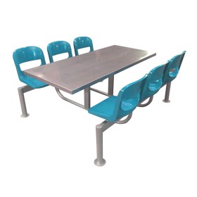 Mesa comedor compacta 6 asientos