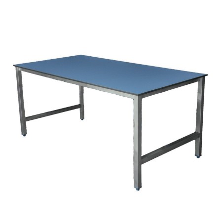 Stainless and phenolic dining table