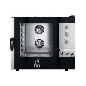 Four à convection puissant, panneau de commande manuel L880xA935xH835 - 6 bacs 600x400 puissance 10650 w.