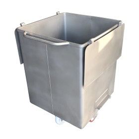 Lid for CUTTER trolley with magnetic self-locking, AISI 304 stainless steel.