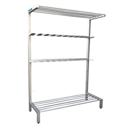 Boot hanger with shelves 1320x500x1800H (10 pairs of boots)