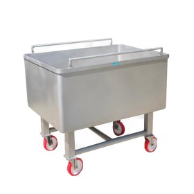 BAIGNOIRE WAGON EN ACIER INOXYDABLE