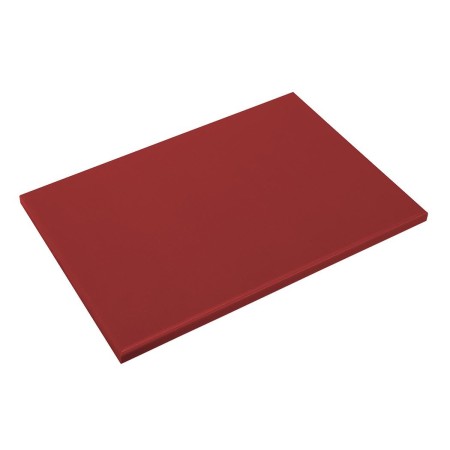 Schneidplatten aus Polyethylen hoher Dichte mit polierten Kanten, PE-HD-500 in rot.