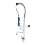 Single-lever wall-mounted 2-way shower tap with built-in cannula 900h AISI 304 stainless steel.