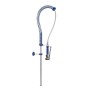 Tabletop shower faucet basic model 1 water 450x1200h, 1/2" 17L/min 80 degrees maximum.