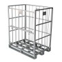 Palette, RACK pour le stockage des aliments surgelés, 1200x800x1440h en acier inoxydable AISI 304.