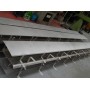 Protective baseboard 120x350h to be concreted or flat, 2mm AISI 304/316 stainless steel (pieces of 4m maximum) price per m.