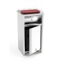 Waste container with pedal for dining trays 625x600x1255h includes 95 L internal container, AISI 304 stainless steel.