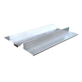 Support de bobine pour palette européenne, 1200x800, en acier inoxydable AISI 304.