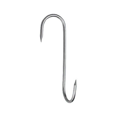 AISI 304 stainless steel 2-prong side hook.