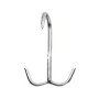 Anchor hook 1 point 7x130 stainless steel AISI 304.